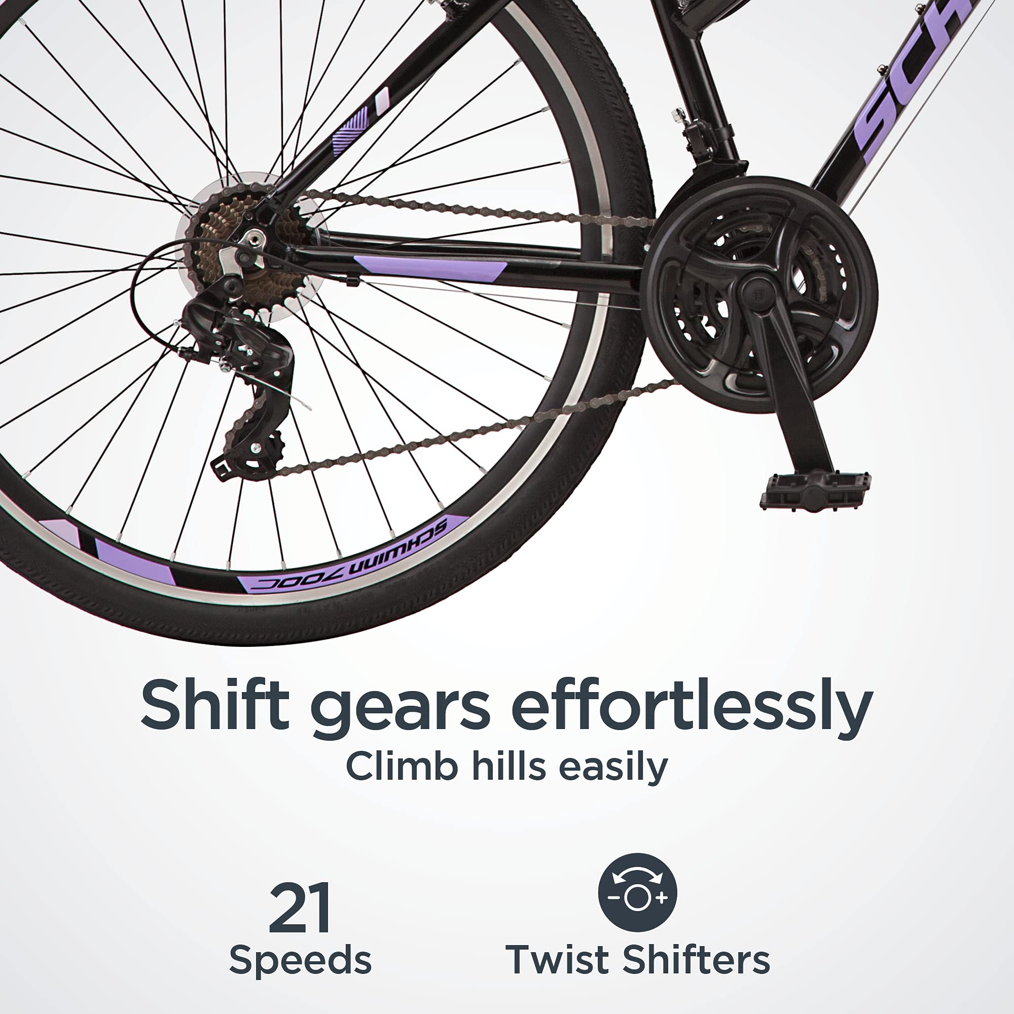 Amazon | Schwinn GTX 1.0 Comfort Adult Hybrid Bike, Dual